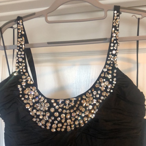 NWT Teri Jon 100% silk gown - Picture 9 of 11